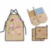 Shells Sand - VSL Apron Mitten Pot Holder Bundle 2