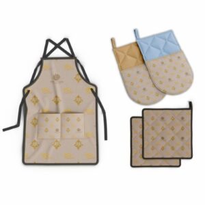 VSL Logo Sand - VSL Apron Mitten Pot Holder Bundle 2