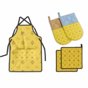 VSL Logo Yellow - VSL Apron Mitten Pot Holder Bundle 2